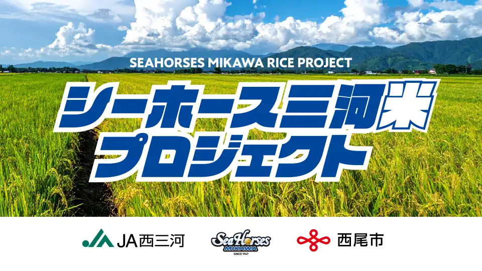 農業×教育×スポーツで地域活性化へ「シーホース三河米」プロジェクト始動