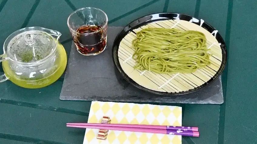 「狭山茶の日」記念イベント開催　新商品「狭山茶うどん」も販売開始　埼玉県入間市