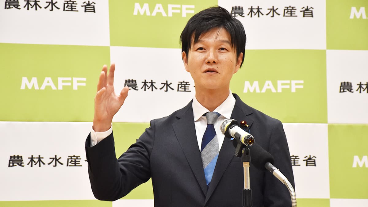 水田政策見直し　適正価格形成とセーフティネット　鈴木農相