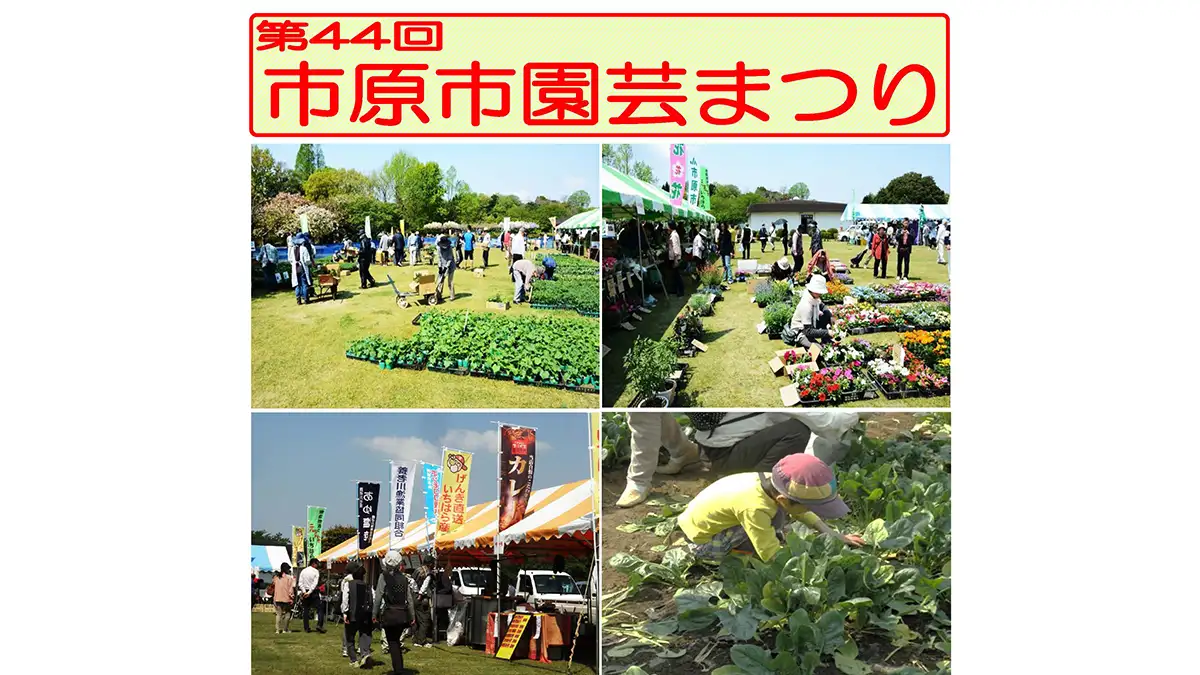 「第44回市原市園芸まつり」24日から開催　千葉県市原市