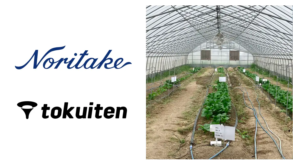 ノリタケとトクイテン　ファインバブル技術を農業に活用した共同実証実験を実施