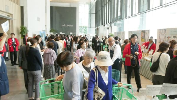 「国消国産の日」にマルシェ開催　全国各地の旬の農産物・加工品が集合　ＪＡ共済連