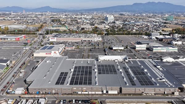 ＪＡ三井リース　ベイシア前橋みなみモール店のオンサイトPPA事業者として参画