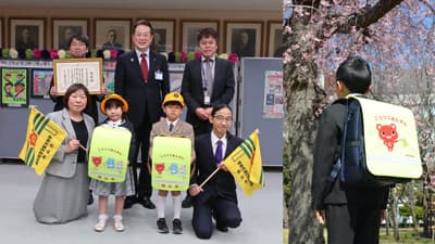 全国5839校の新一年生に「ランドセルカバー」を寄贈　コープ共済連