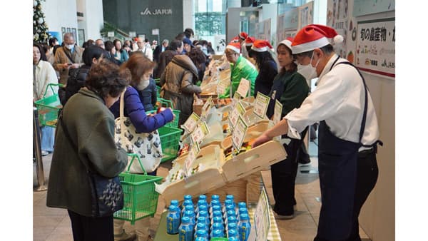 5県9ＪＡの農産物・加工品を販売　第46回マルシェ開催　ＪＡ共済連