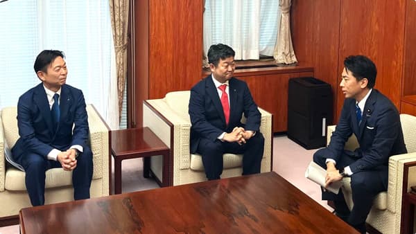 小泉農相と意見交換　政府備蓄米の安定供給と市場流通促進へ　アイリスオーヤマ