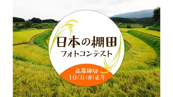 棚田の「今」作品募集「棚田フォトコンテスト」開催　ヤマタネ