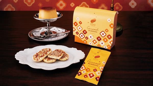まるでプリンの味わい「ハッピーターンズ カラメルプリン」期間限定発売　亀田製菓
