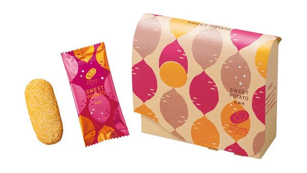 鹿児島県産安納芋のパウダー使用「ハッピーターンズ 安納芋」 期間限定で発売　亀田製菓