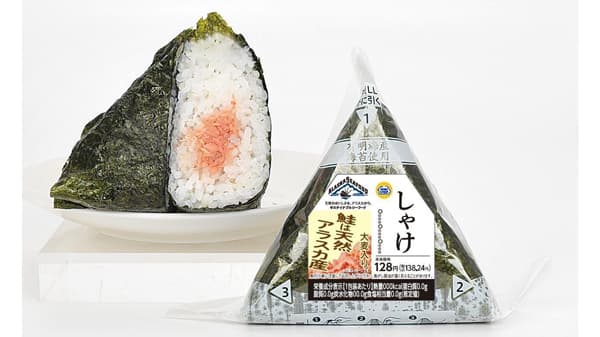 鮭は天然アラスカ産「手巻しゃけ（大麦入り）」 新発売　ミニストップ