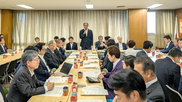 農業構造転換へ　自民の推進委が初会合