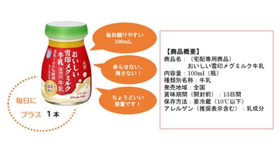 6月は牛乳月間「おいしい雪印メグミルク牛乳」宅配サンプリングキャンペーン実施