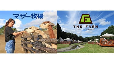 農業ビジネスの「THE FARM」と協力　マザー牧場に新たなグランピング登場