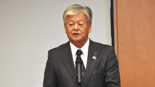 地域に密着した全中めざす　会長立候補者の神農氏が所信説明