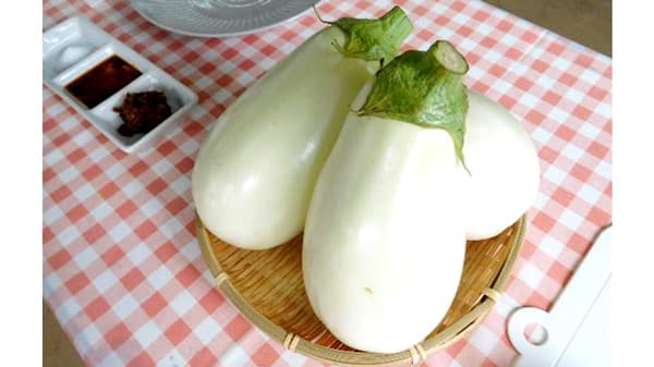 茅ケ崎の白いナス最盛期へ　レア野菜「トルコナス」を市場出荷　ＪＡさがみ