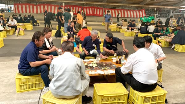 高校生招き地場産食材でバーベキュー　ＪＡ鹿児島きもつき