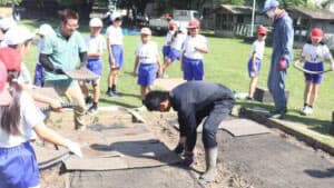 小学生へ種まきから米づくり指導　ＪＡ菊池