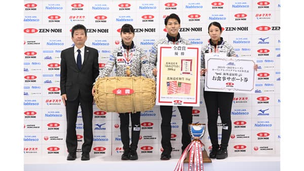 第18回全農日本ミックスダブルスカーリング選手権「松村・谷田」が日本代表に