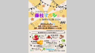 地元野菜やおいしいものが大集結「ＪＡおおいがわ藤枝マルシェ?蓮華寺池公園2024」開催