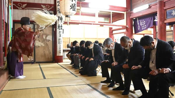 豊穣祈願祭で豊作や農作業の安全を祈願　ＪＡ鶴岡