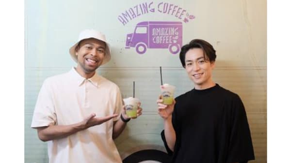 EXILE TETSUYA・NESMITH監修メニュー　AMAZING COFFEE×ＪＡ熊本経済連コラボ　みのる食堂熊本店