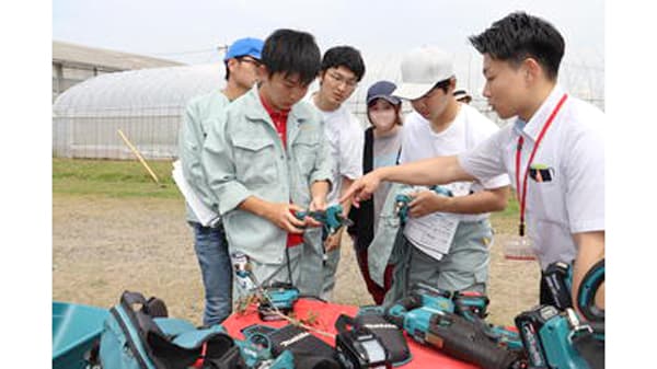 岐阜県農業大学校で農業機械の授業　ＪＡ全農岐阜