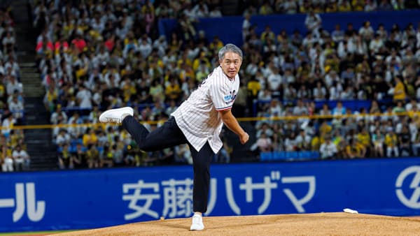 ＪＡるもい　神宮球場で地域農業PRイベント開催　五十嵐亮太氏が始球式に登場