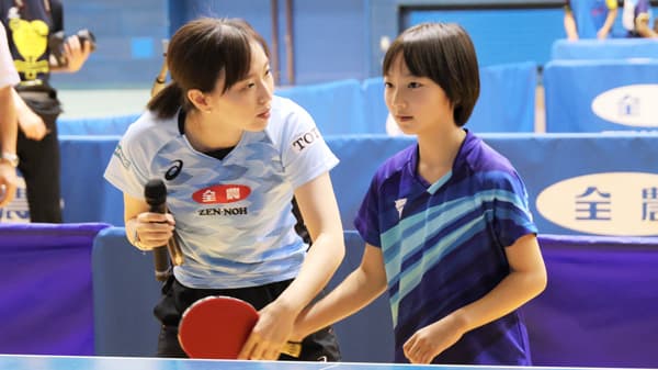 石川佳純の卓球教室「47都道府県サンクスツアー」三重県で開催　ＪＡ全農