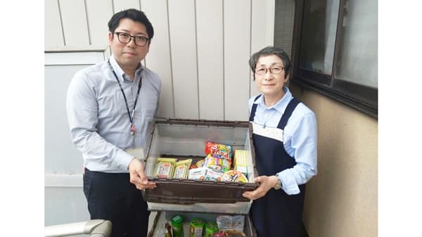 ＪＡ職員のフードドライブ活動で（一社）フードバンクあきたに寄贈　ＪＡ全農あきた