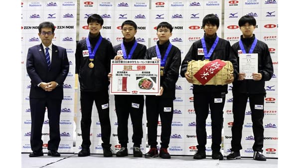 4代目中学生カーリング日本一は「青森CA」ニッポンの食で次世代カーラーを応援　ＪＡ全農