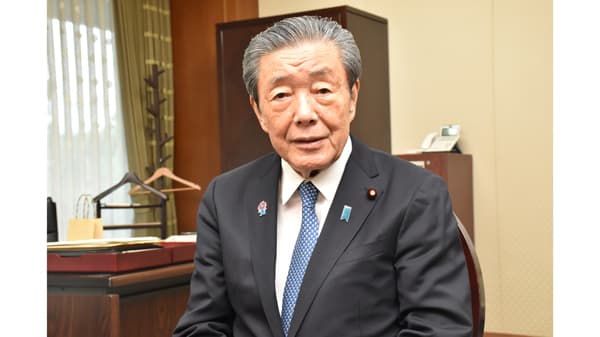 【インタビュー】 自民党　森山裕幹事長 　備蓄米水準　できるだけ早く戻す