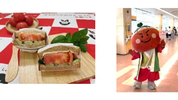 県のオリジナル新品種「桃太郎トマトシルク」をＰＲ　天満屋ストアでイベント開催　ＪＡ晴れの国岡山