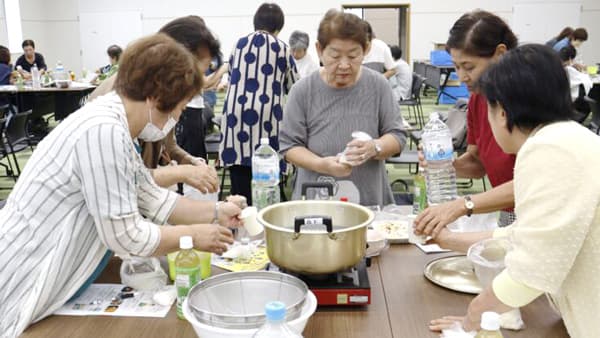 ＪＡ熊本市女性部が防災研修　あるものを生かす知恵を学ぶ
