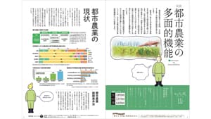 都市農業の役割などアピール【ヒント＆ピント～ＪＡの広報誌から】