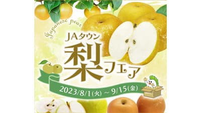 食べたい梨が見つかる「梨フェア」産地直送通販サイト開設　ＪＡタウン