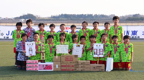 「ＪＡ全農杯全国小学生選抜サッカー大会」東北代表チーム決定　優勝は「Renuovens Ogasa FCジュニア」