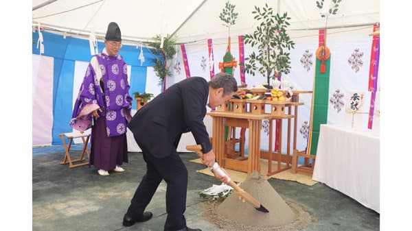広島県内の卵の生産消費を支えるため　新GPセンター起工式　全農広島鶏卵