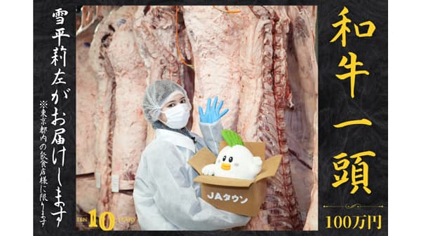 雪平莉左が届ける特別企画も「お肉の宅配 肉市場」10周年記念特別キャンペーン実施中　ＪＡタウン