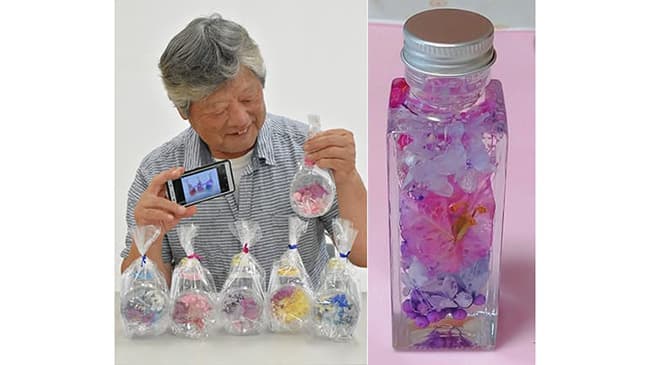 地元の花で手作りハーバリウムを　ＪＡとコラボでキット発売
