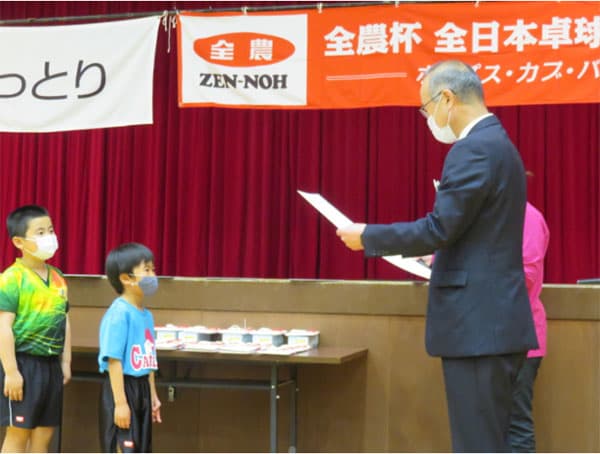 全農杯全日本卓球選手権大会を開催　ＪＡ全農とっとり