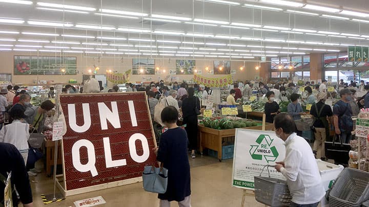 直売所とユニクロが異業種コラボ　ＪＡぎふ