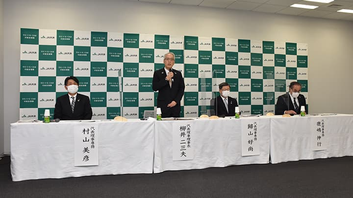 共済は助け合い　３Ｑ訪問「根底をなす行動」－柳井ＪＡ共済連理事長