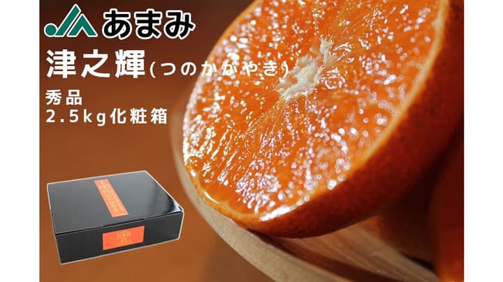 果汁弾けるみかんの新品種　 鹿児島県産ＪＡあまみ「津之輝」販売開始　ＪＡタウン