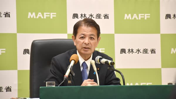 宮下新農相就任会見　食と農の構造変化に政策再構築　ＪＡ改革も後押し