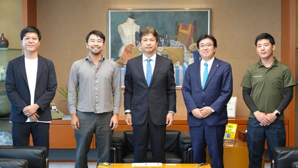 茨城県城里町　なし・もも圃場の開園報告　知事を表敬訪問　日本農業