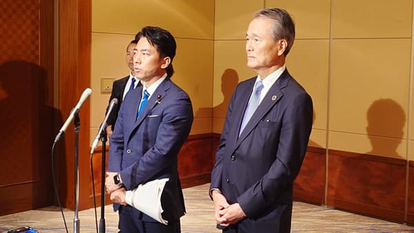 小泉農相が経団連の筒井会長らと懇談　民間企業の農業参入を加速化へ協力