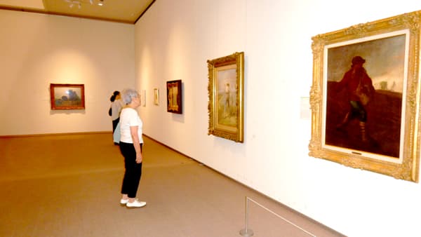 水戸市で農をテーマにした美術展　ミレーや小川芋銭の作品など紹介　9月2日まで