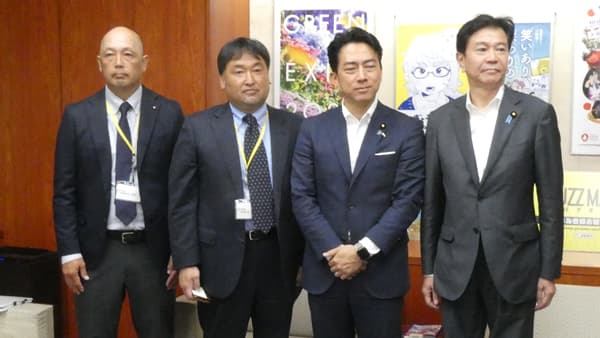 中長期の農政で夢が持てる方向性を　千葉県の農業者が小泉農相に要請