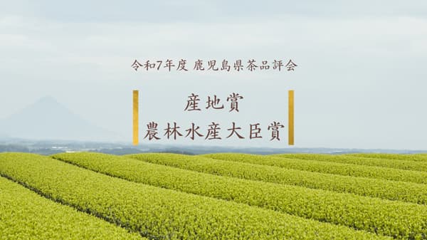 鹿児島県茶品評会「産地賞」「農林水産大臣賞」をダブル受賞　南九州市