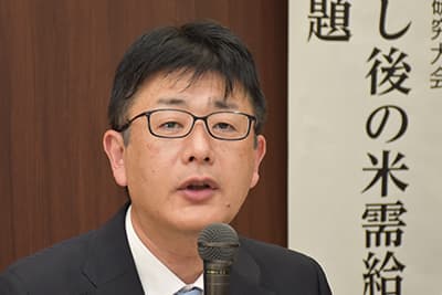 【農協研究会・第2報告　需給調整は用途別に】加藤純・ＪＡ全中農政部水田・畑作農業対策課長